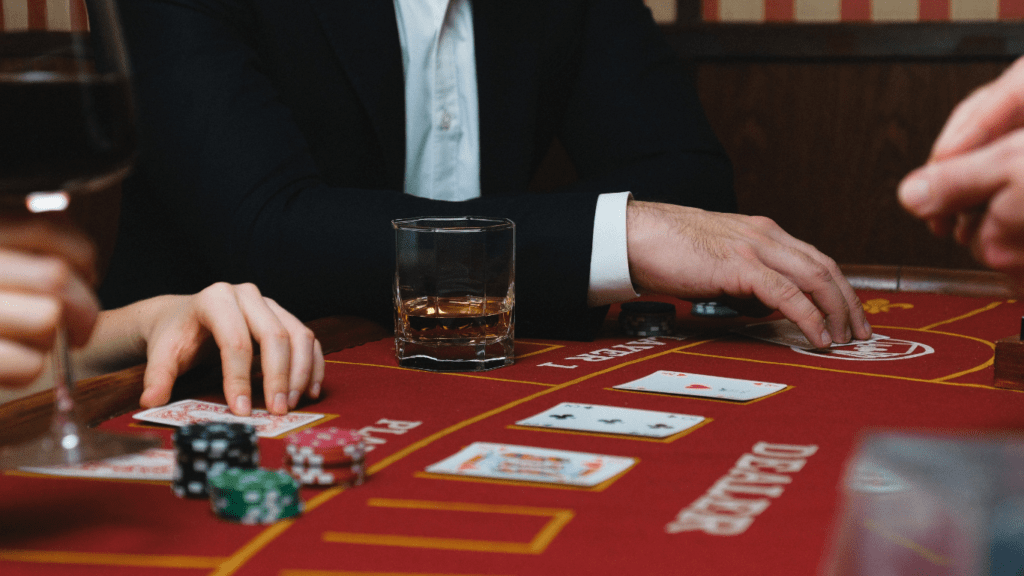 people playing poker in casino