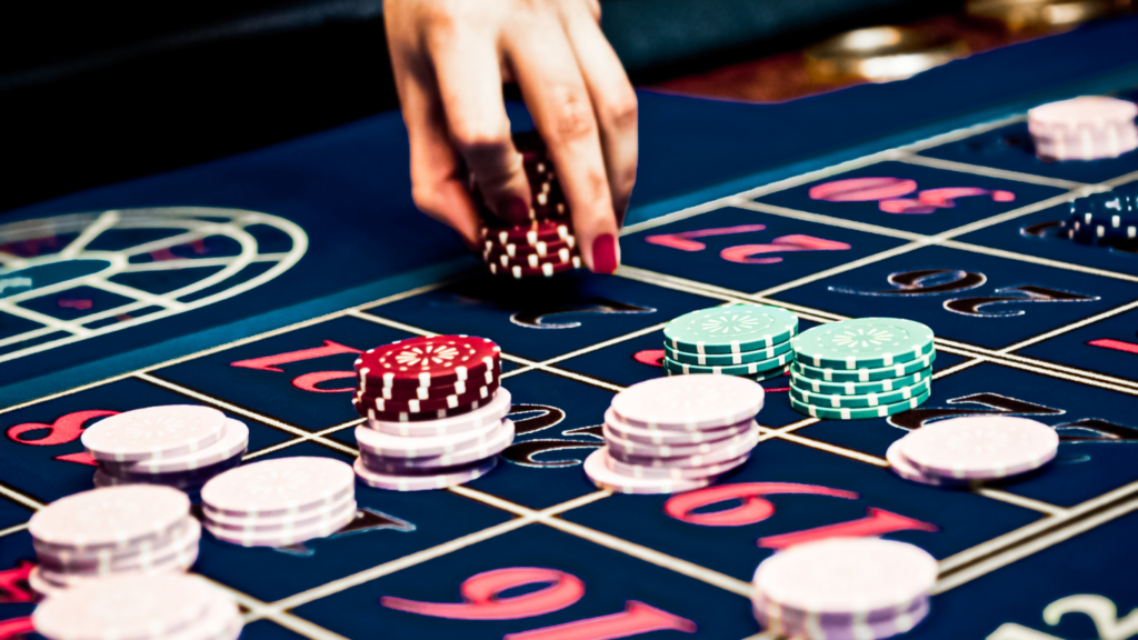 betting and playing roulette casino