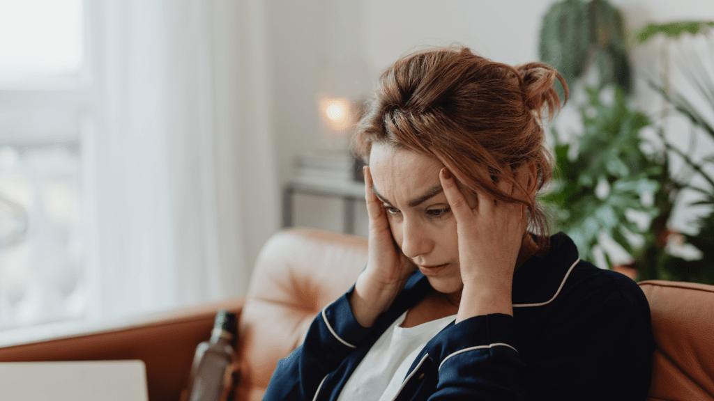 woman suffering from stress