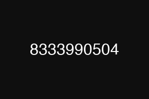 8333990504