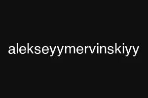 alekseyymervinskiyy